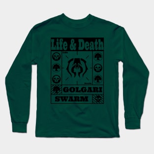 Golgari Swarm | Life & Death | MTG Guild Black on Green Design Long Sleeve T-Shirt